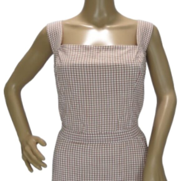 London Times Plaid Maxi Dress - Picture 2 of 7